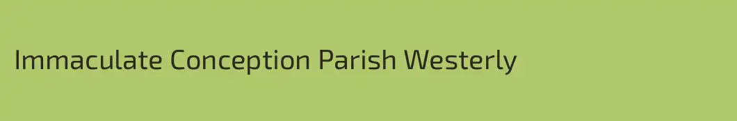 Immaculate Conception Parish Westerly